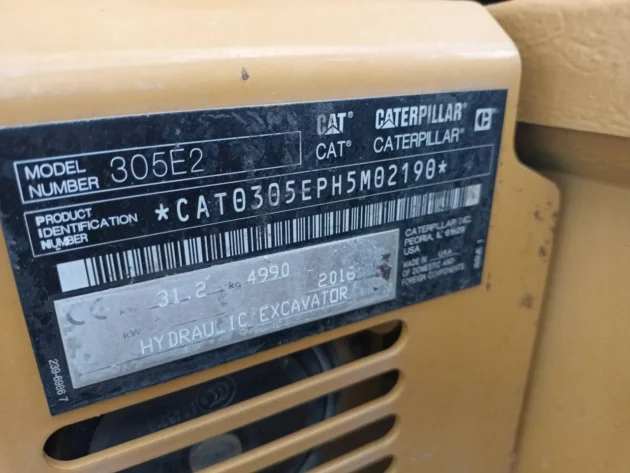 Mini Pelle Caterpillar CAT 305E2 / 4,9 T – Image 5