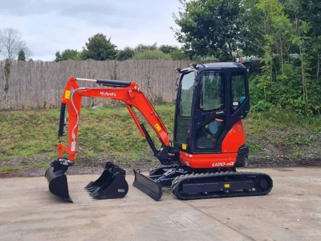 Mini pelle Kubota U20-3a / 2,4 T – Image 2